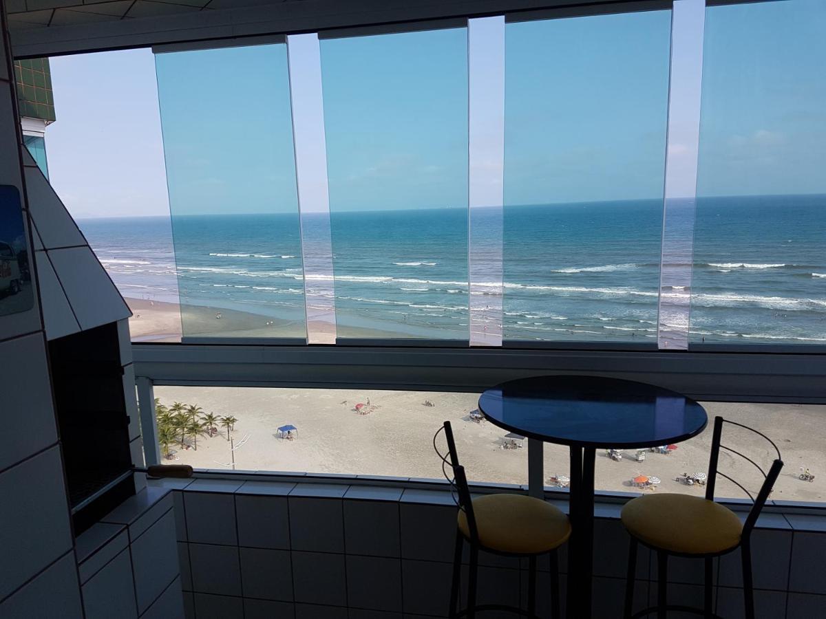 Pedacinho Do Ceu - Frente Ao Mar +Varanda Gourmet Praia Grande  Exterior photo